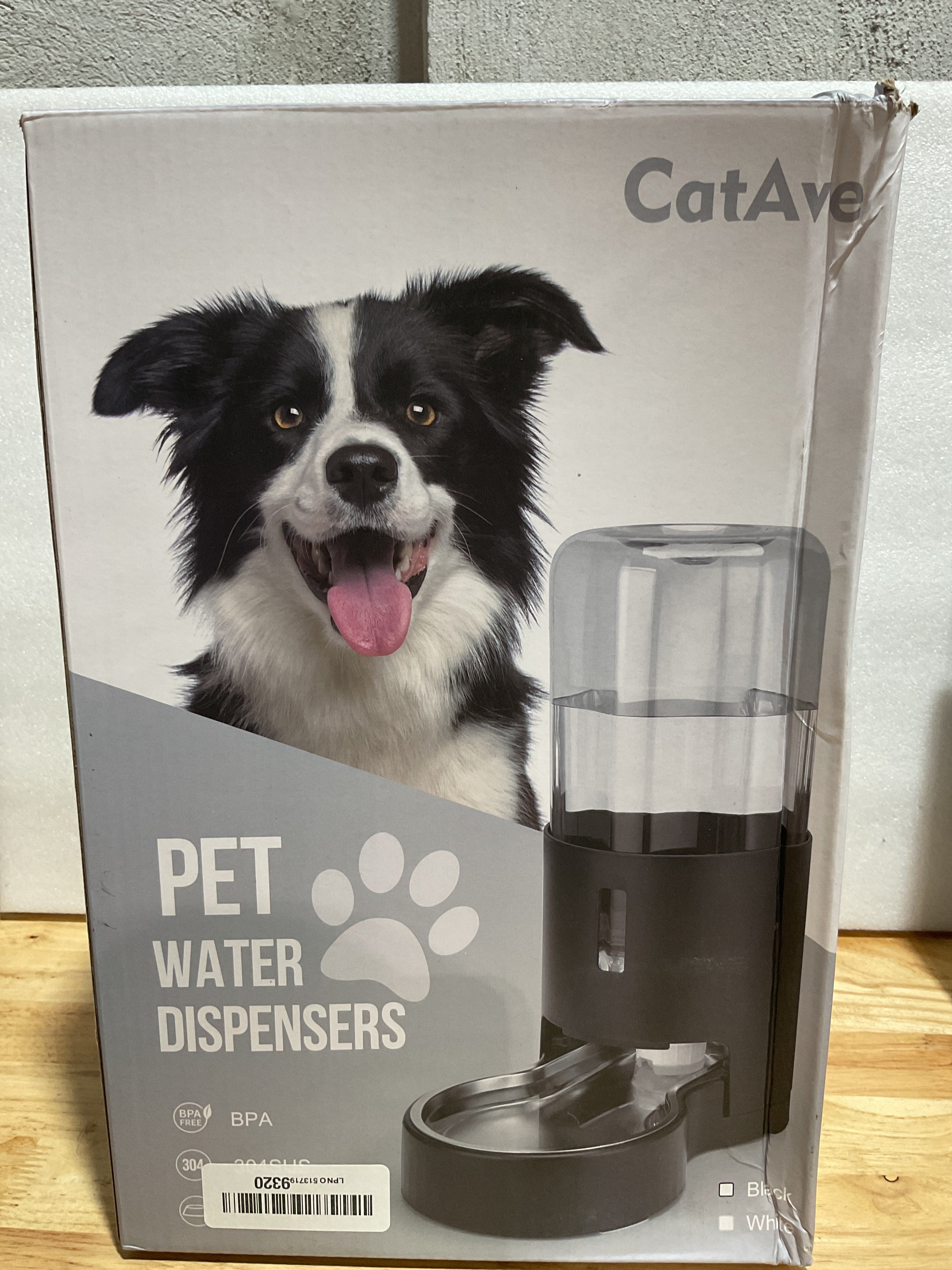 Dispensador de Agua por Gravedad 7L para Perros y Gatos con Tazón de Acero Inoxidable | Lulada