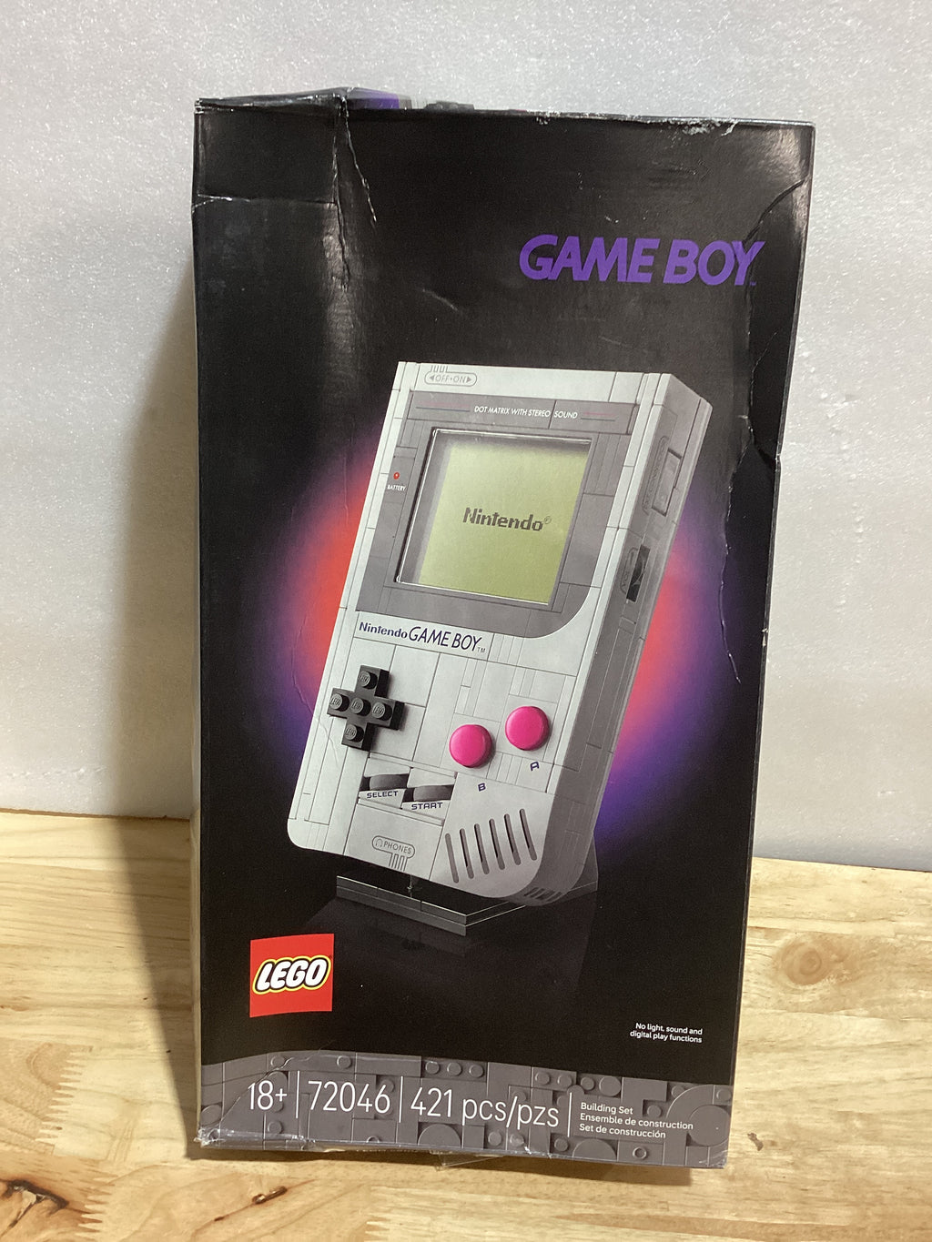 LEGO Super Mario Game Boy - Retro Building Sets for Adults, Ages 18+ - Gifts for Valentines Day for Him - Collectible Model with Game Paks and Display Stand