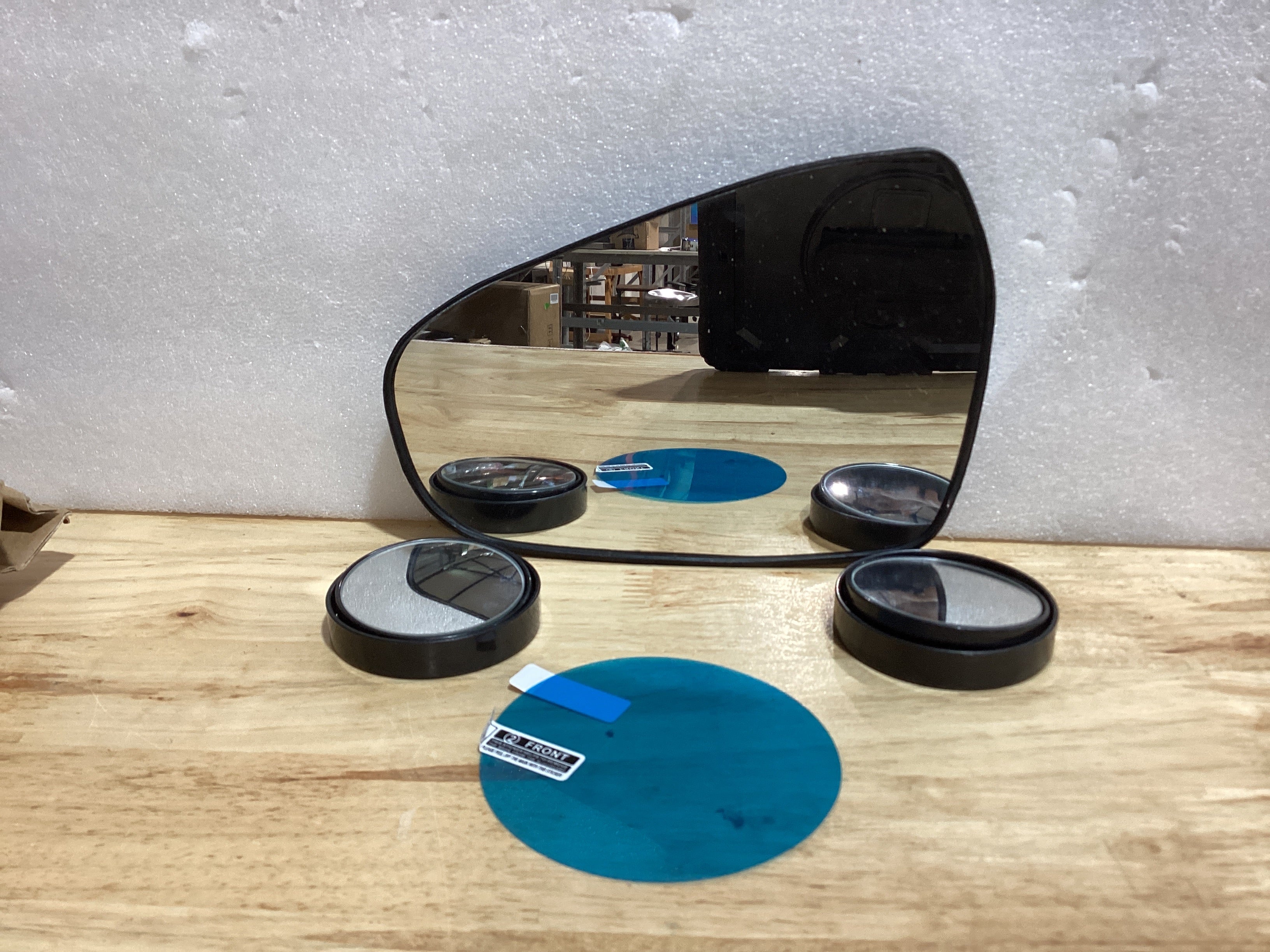 Espejos de Punto Ciego Automotriz Convexos 360° | Pack de 2 | Universal