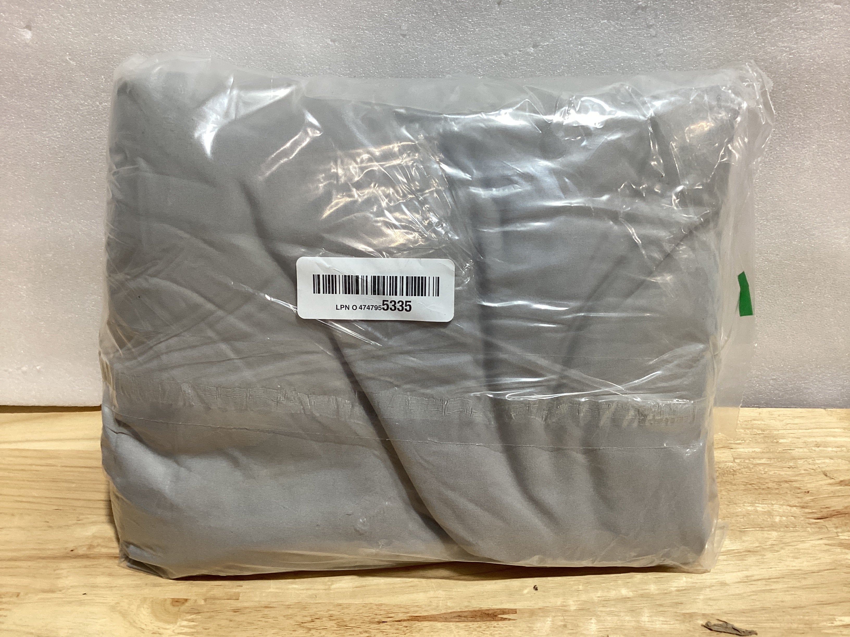 Funda de Duvet Full Size Extra Suave con 2 Fundas de Almohada — 203x229 cm, Cierre con Cremallera, Gris Claro