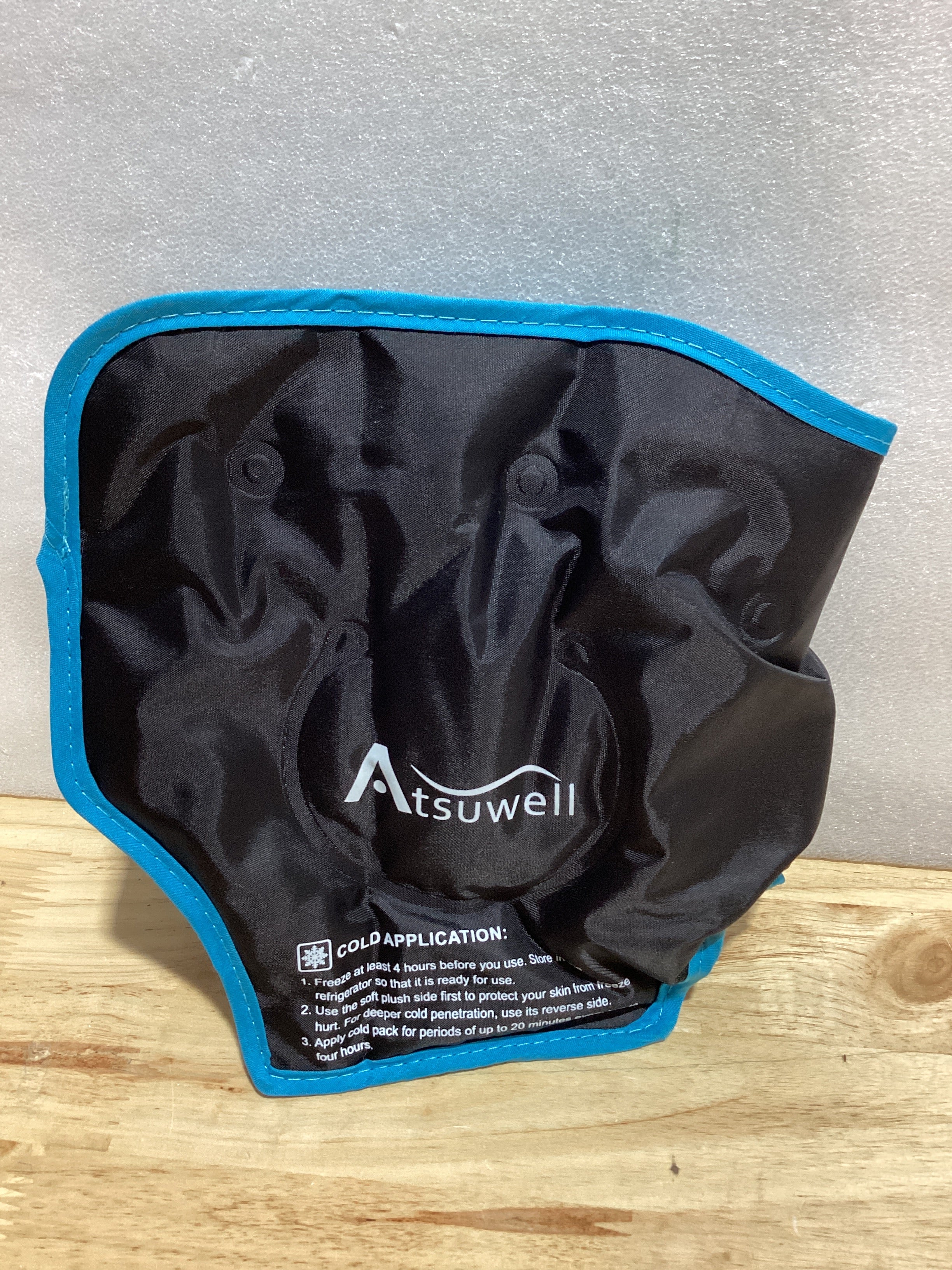 Atsuwell Combo de bolsas de hielo para cuello, hombros y tobillo, terapia de compresión fría para hinchazón, moretones, esguince