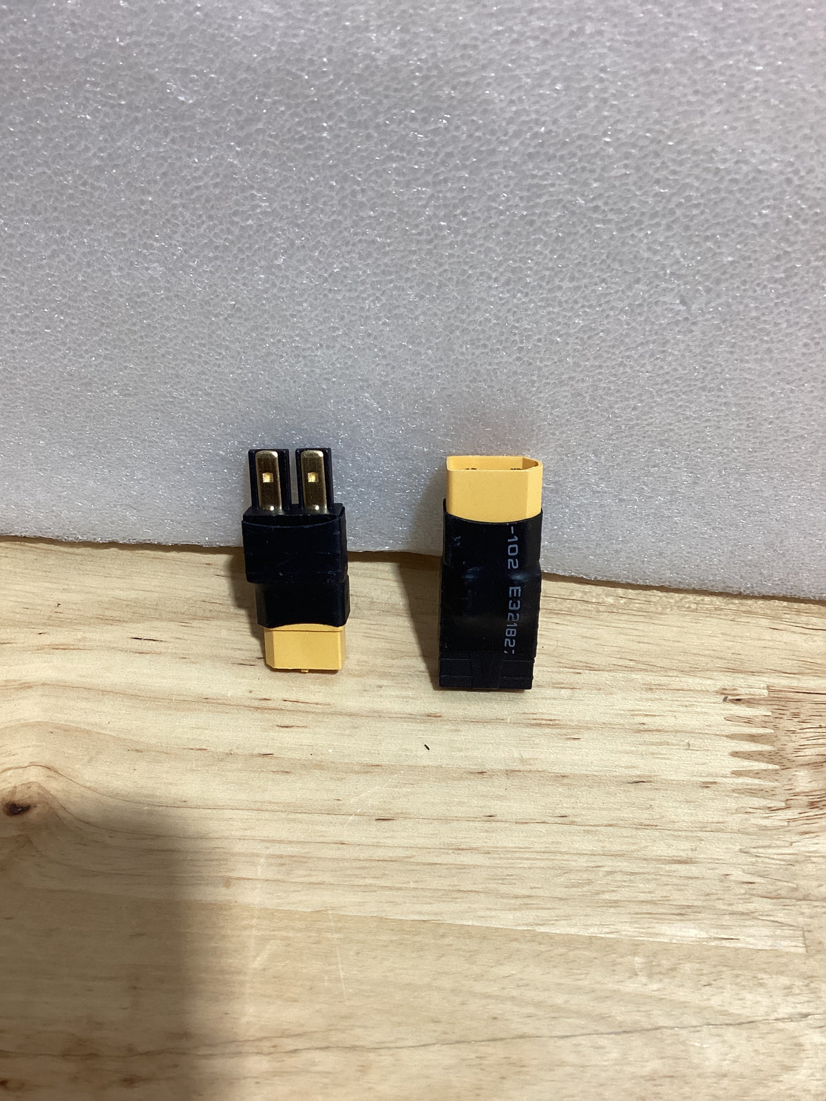 Adaptador XT60 a TR para Baterías LiPo RC – Conector Sin Cables, Macho y Hembra