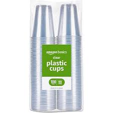 PAQUETE 50 VASOS ADVERTENCIA: 1 faltante. vasos plásticos transparentes desechables con sus respectivas tapas planas