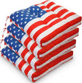 4 Pzas Cojines Silla Bandera Americana Para Terraza
