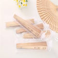 50 abanicos de madera plegables
