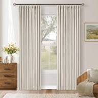(REFERENCIA SIMILAR NO IGUAL A CORTINAS) Set de 2 cortinas tipo blackout beige sin argollas