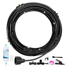 USADO kit de sistema de riego por goteo automático y nebulización para jardín PESIODU.