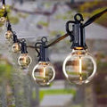 a guirnalda de luces incandescentes para exteriores de grado comercial