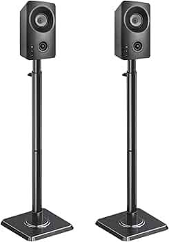 USADO kit de soportes universales ajustables para parlantes de piso (tipo torre/pedestal). Mounting Dream MD5402.