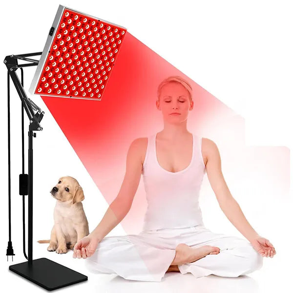 Lámpara de Terapia de Luz Roja e Infrarroja para Cuerpo y Rostro – Con Control Remoto