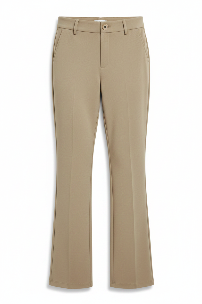 Pantalón bootcut STELLE beige sin modelo