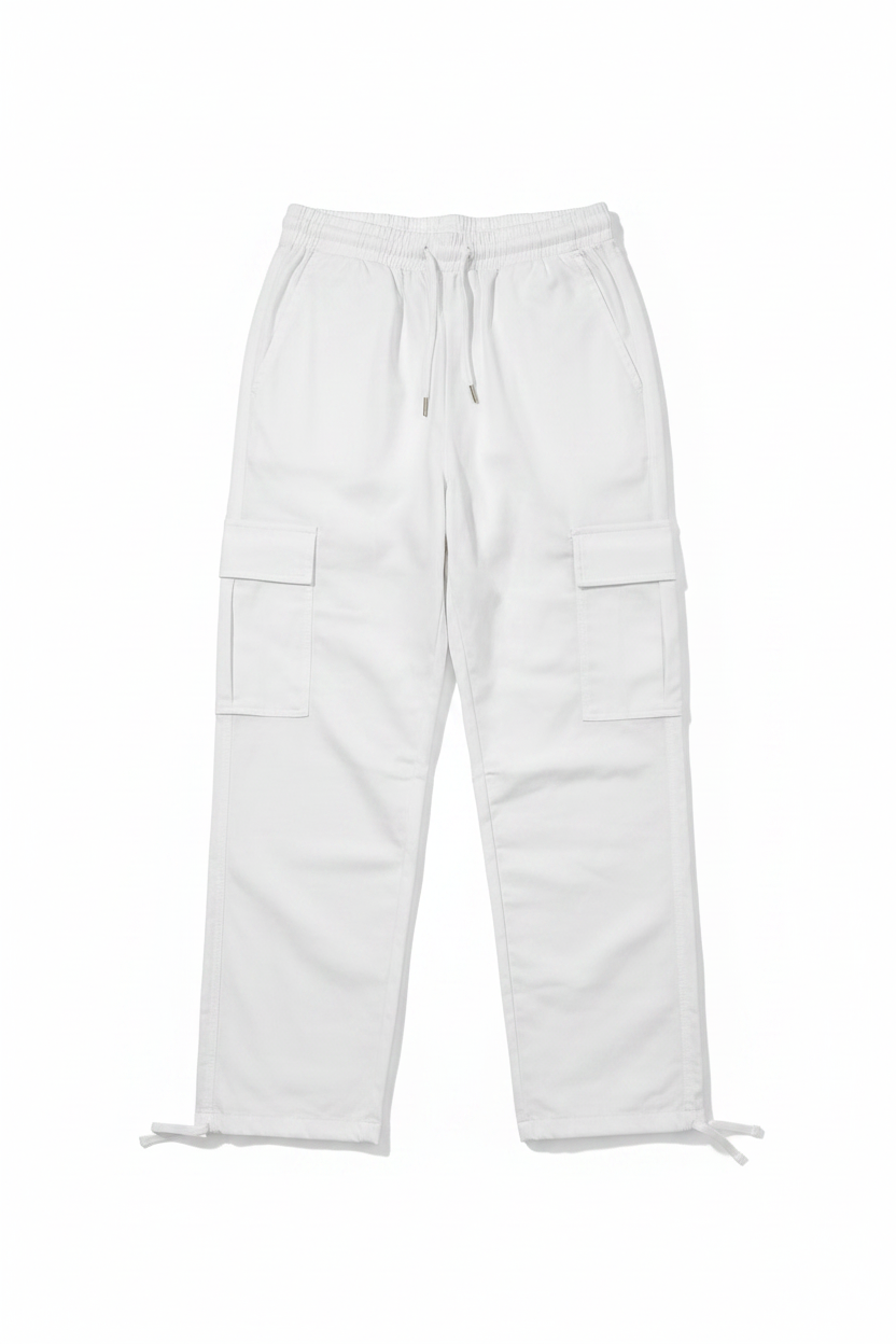 Pantalón cargo blanco sin modelo