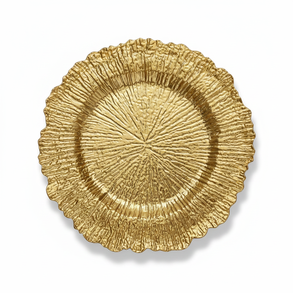 DaYammi 43 Platos de Plástico Marrón Elegantes – Desechables y Reutilizables para Fiestas y Eventos