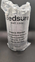 Bedsure GentleSoft - Manta de forro polar Sherpa para sofá, manta de Navidad gruesa y cálida para invierno, manta de felpa suave y esponjosa como regalos para mujeres y hombres, gris, 50 x 60 pulgadas