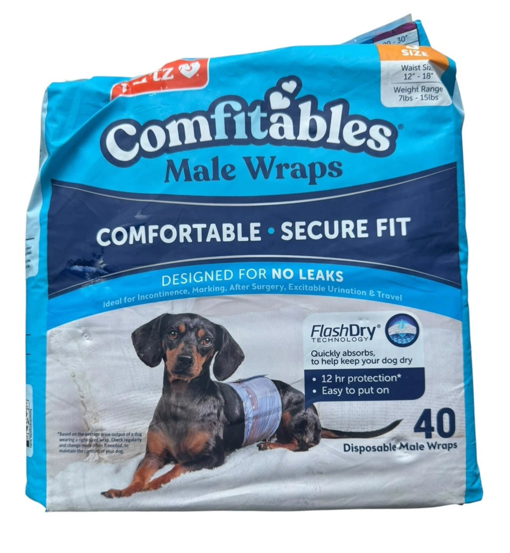 Envolturas Hartz Confitables para Perros Machos Talla S – 33 de 40 Unidades