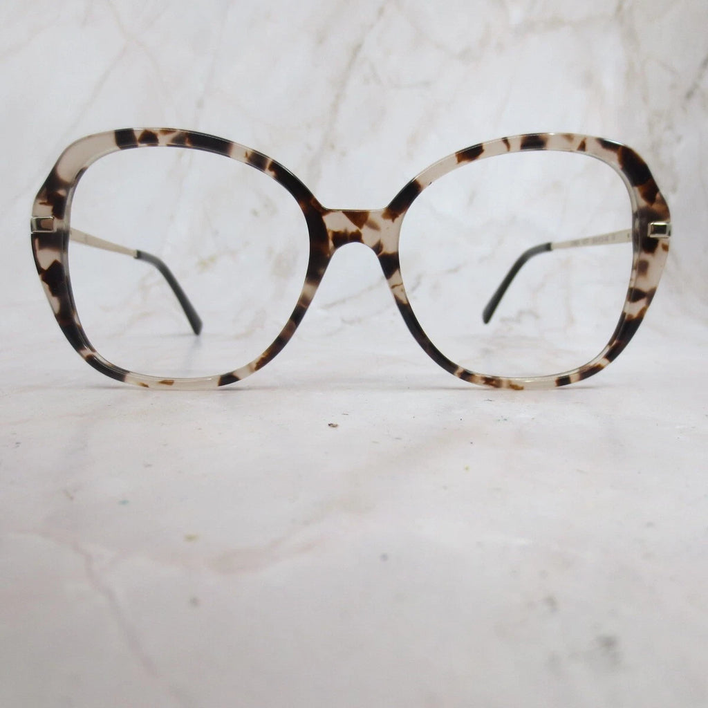 Montura de gafas Keo Kimber NDTT para mujer, color gris carey, plástico, tamaño extragrande 56-17-140