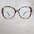 Montura de gafas Keo Kimber NDTT para mujer, color gris carey, plástico, tamaño extragrande 56-17-140