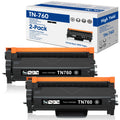 Cartucho de Tóner Negro TN-760 Compatible Brother – Paquete de 2 | MFC-L2710DW, MFC-L2750DW, HL-L2370DW y más