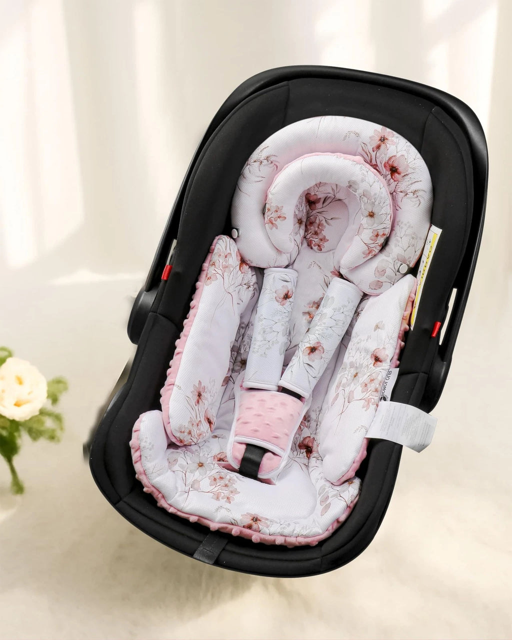 Inserto de asiento de coche infantil BOMOLOUR con cojín extraíble