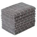 Toallas de Cocina Suaves de Microfibra – Paquete de 8, Gris