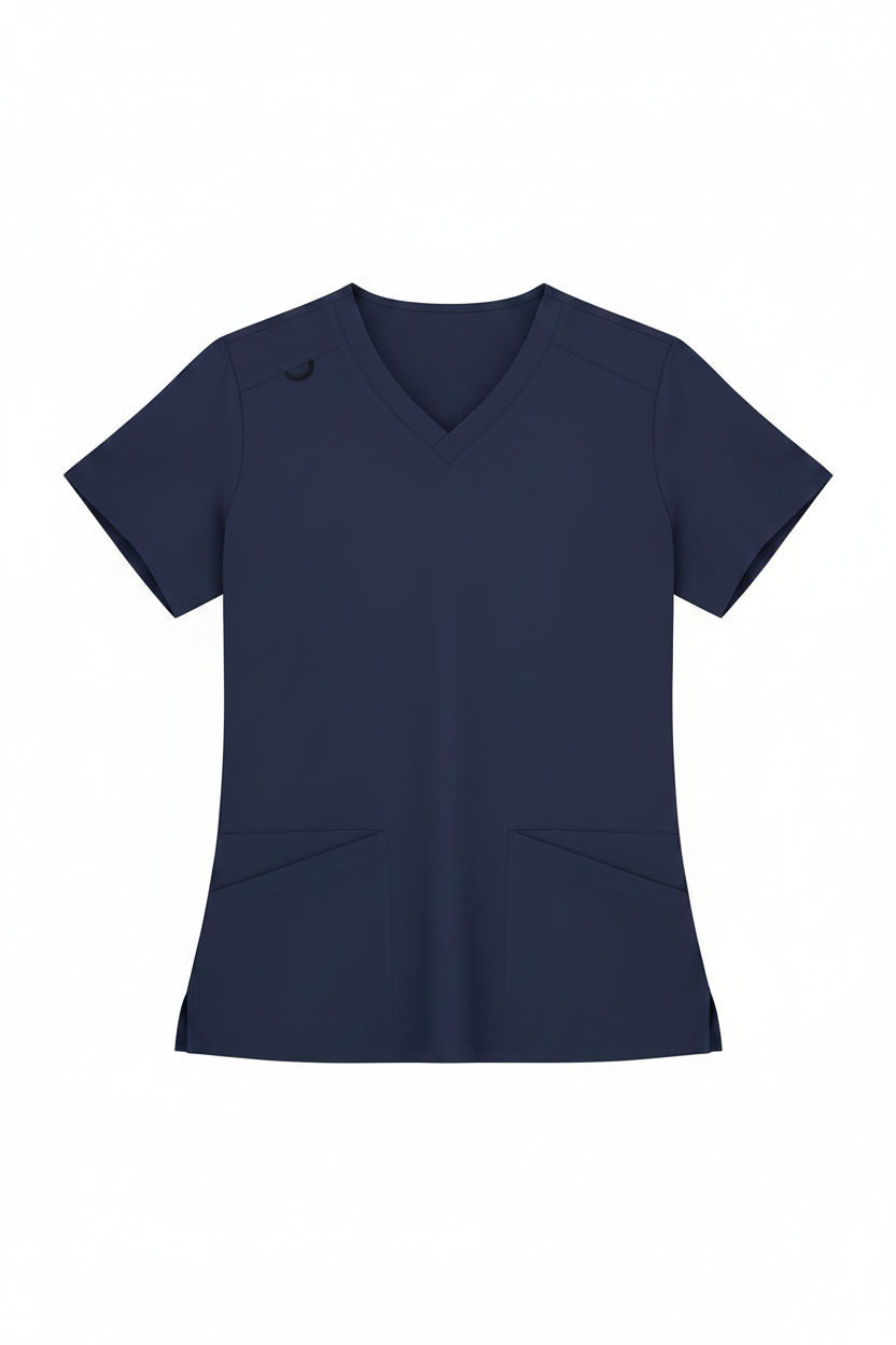 Scrub azul marino sin modelo