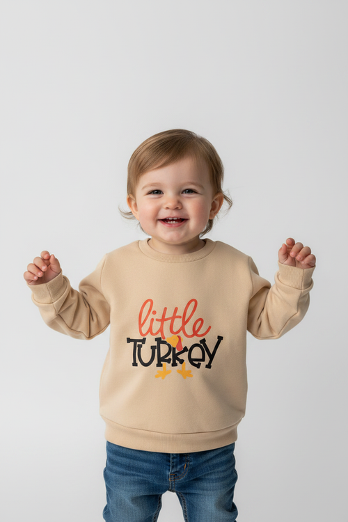 Suéter Little Turkey con modelo