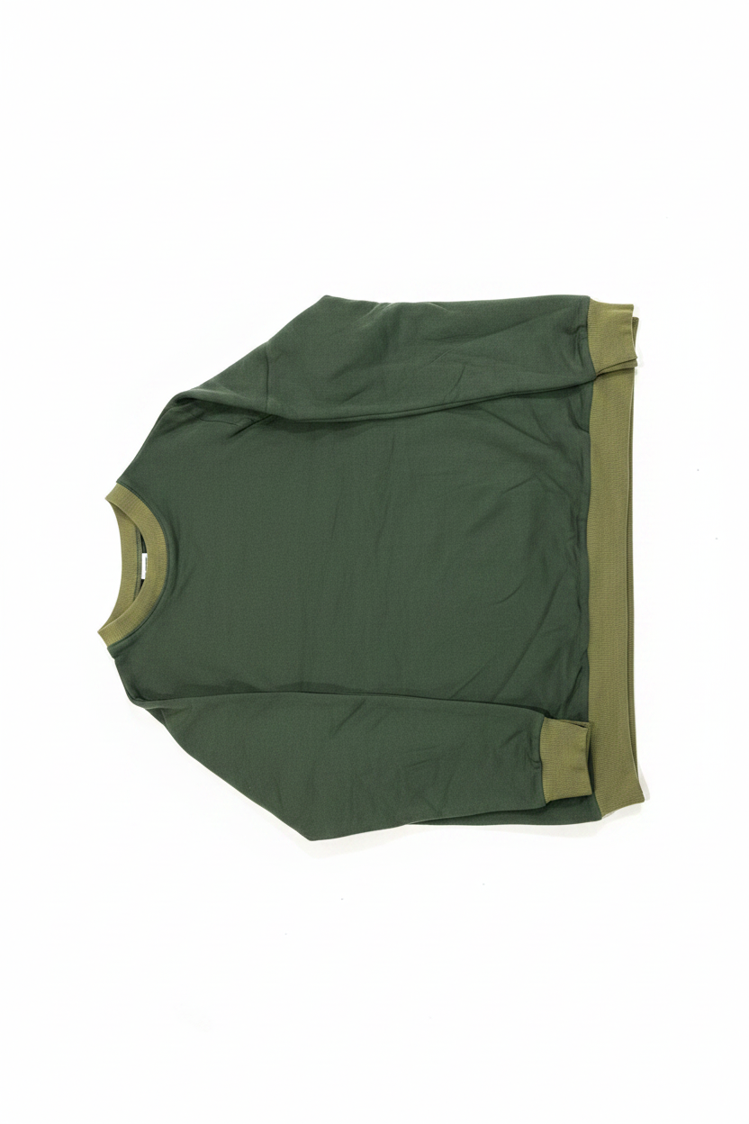 Sudadero verde olivo sin modelo