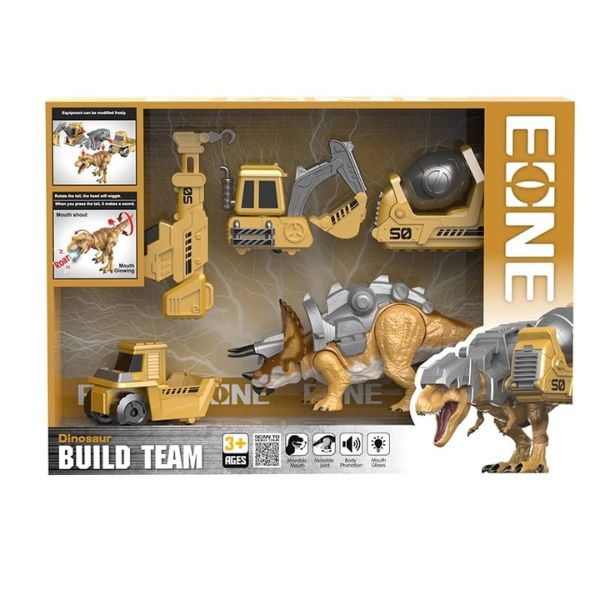 Juguete Dinosaur Build Team eOne – Set de Construcción para Niños