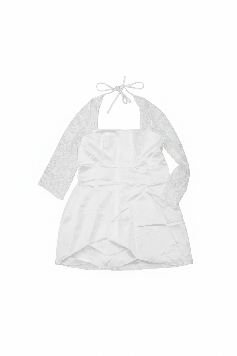 Vestido blanco sin modelo