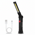 ⚠️ Solo es un Foco - Lmaytech Paquete de 2 Linternas LED Recargables con Base Magnética, Rotación 360°, Iluminación Versátil para Reparaciones, Uso Exterior, Regalo Hombres